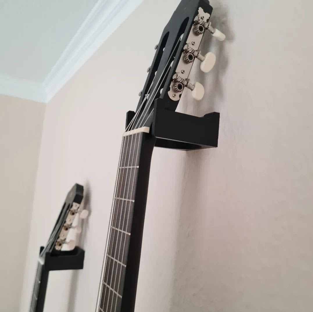 3D Printed Guitar Wall Hanger