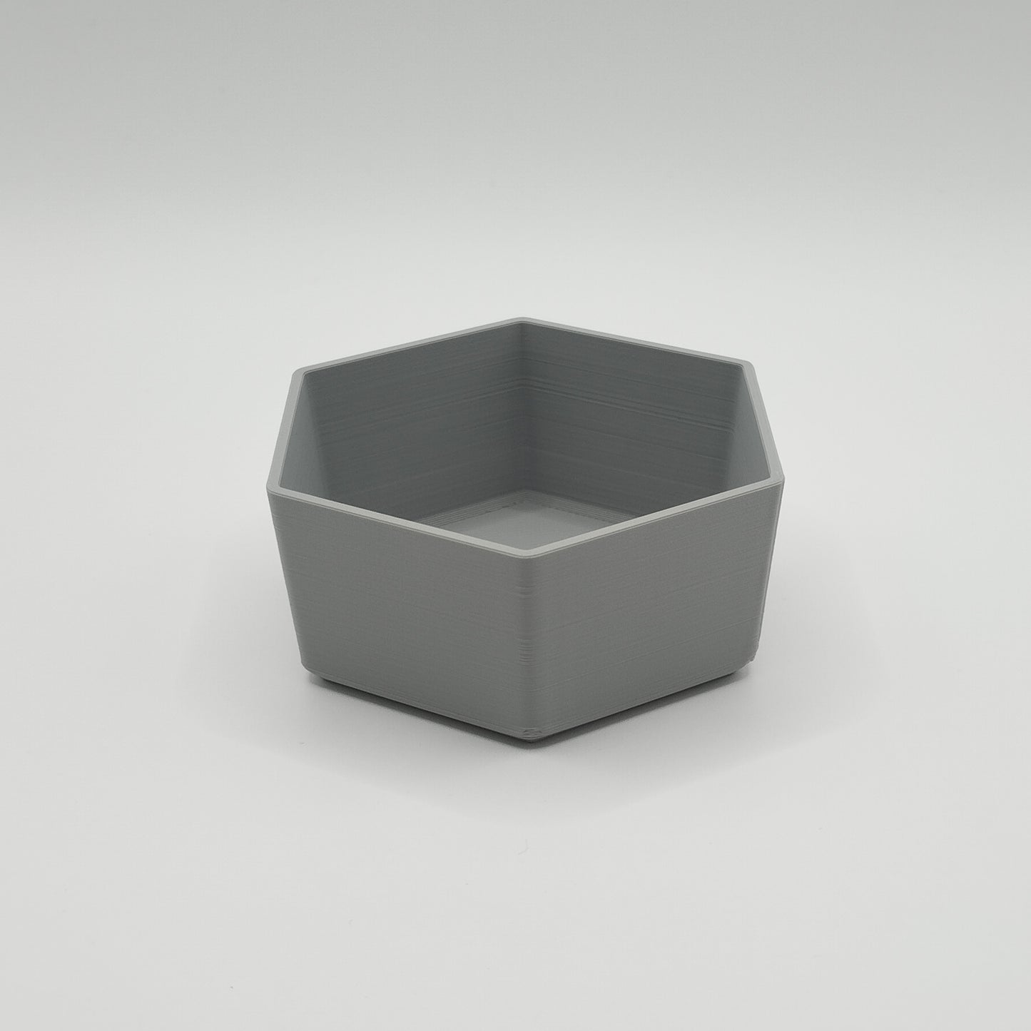 3D Printed Minimalist Hexagonal Bowl