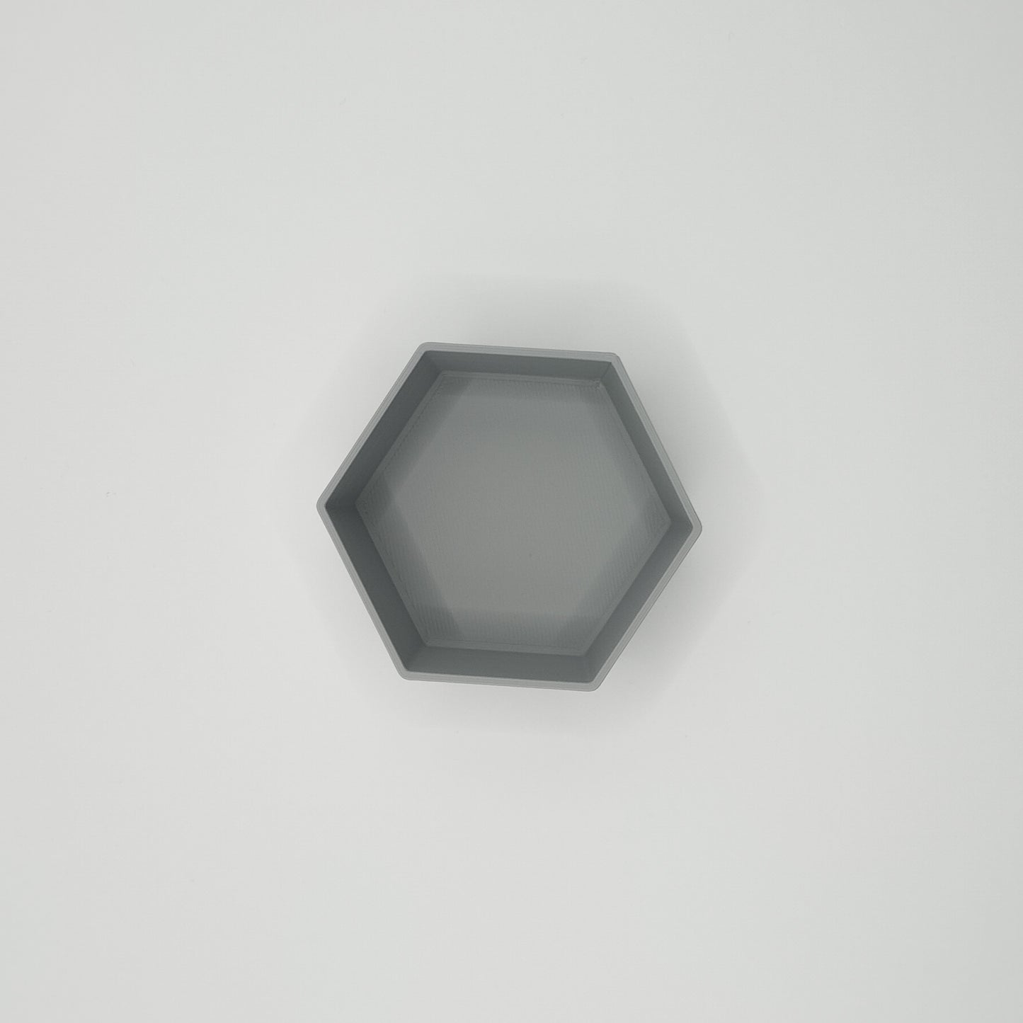 3D Printed Minimalist Hexagonal Bowl