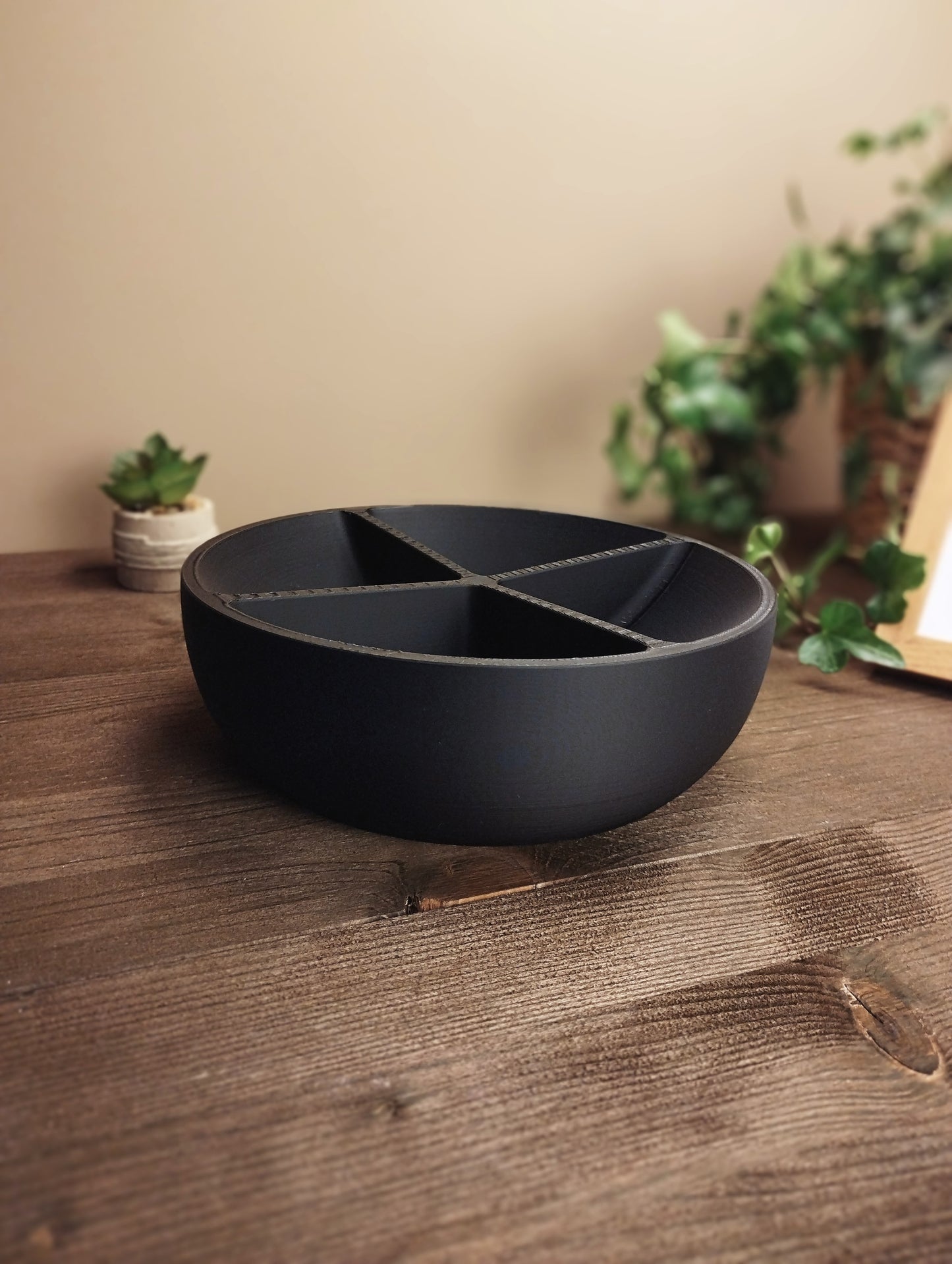 3D Printed Four Compartment Snack Bowl