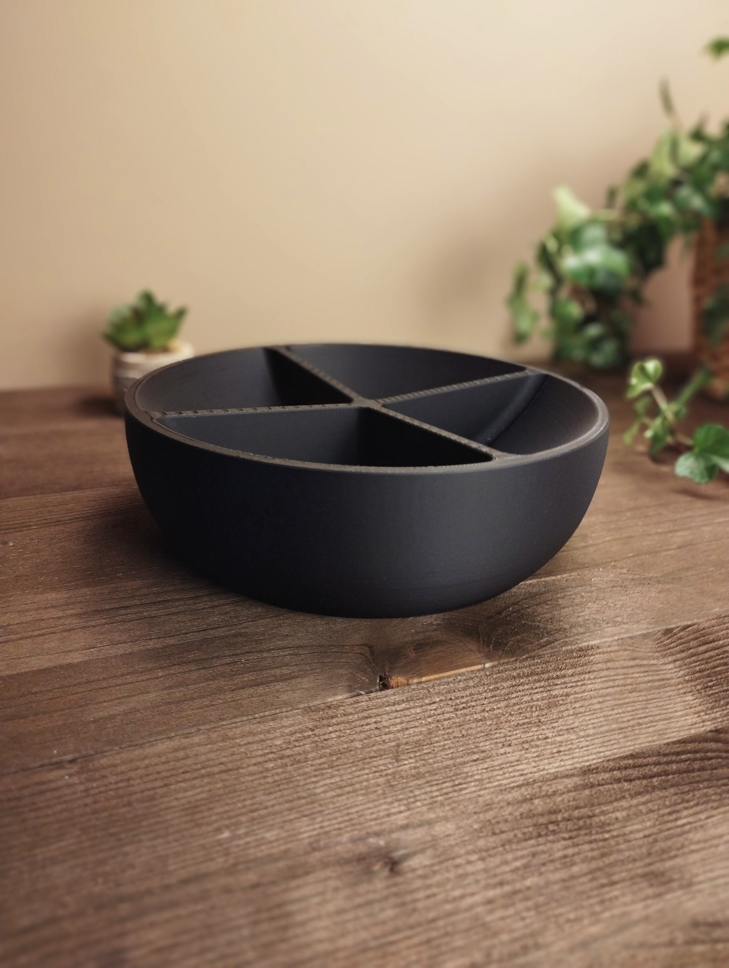 3D Printed Four Compartment Snack Bowl