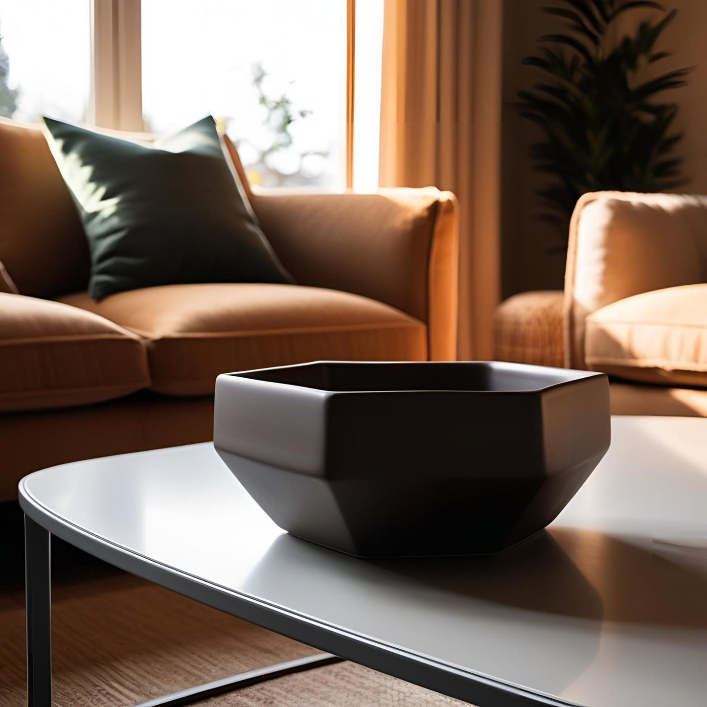 3D Printed Hexagonal Angled Bowl