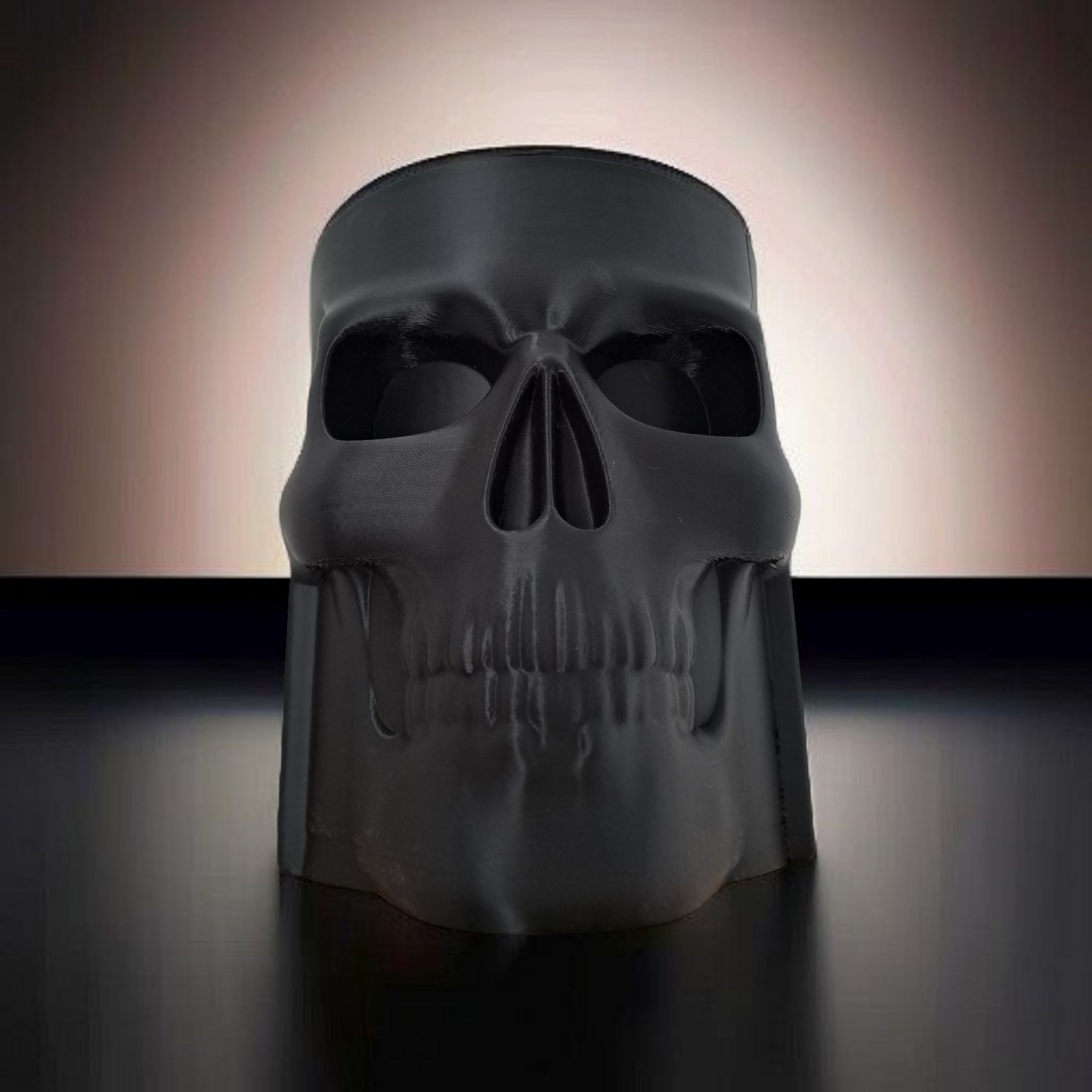 3D Printed Skull Bottle Holder