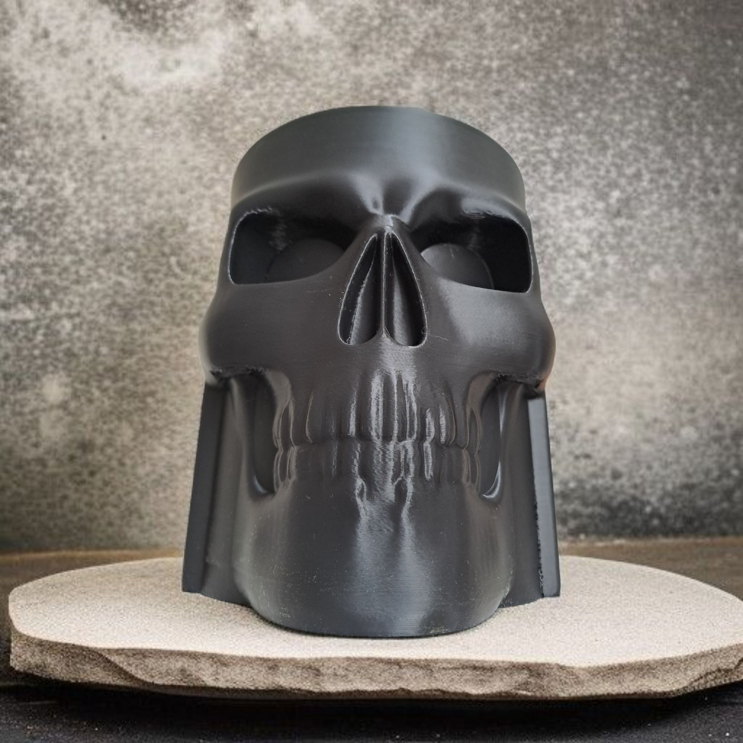 3D Printed Skull Bottle Holder