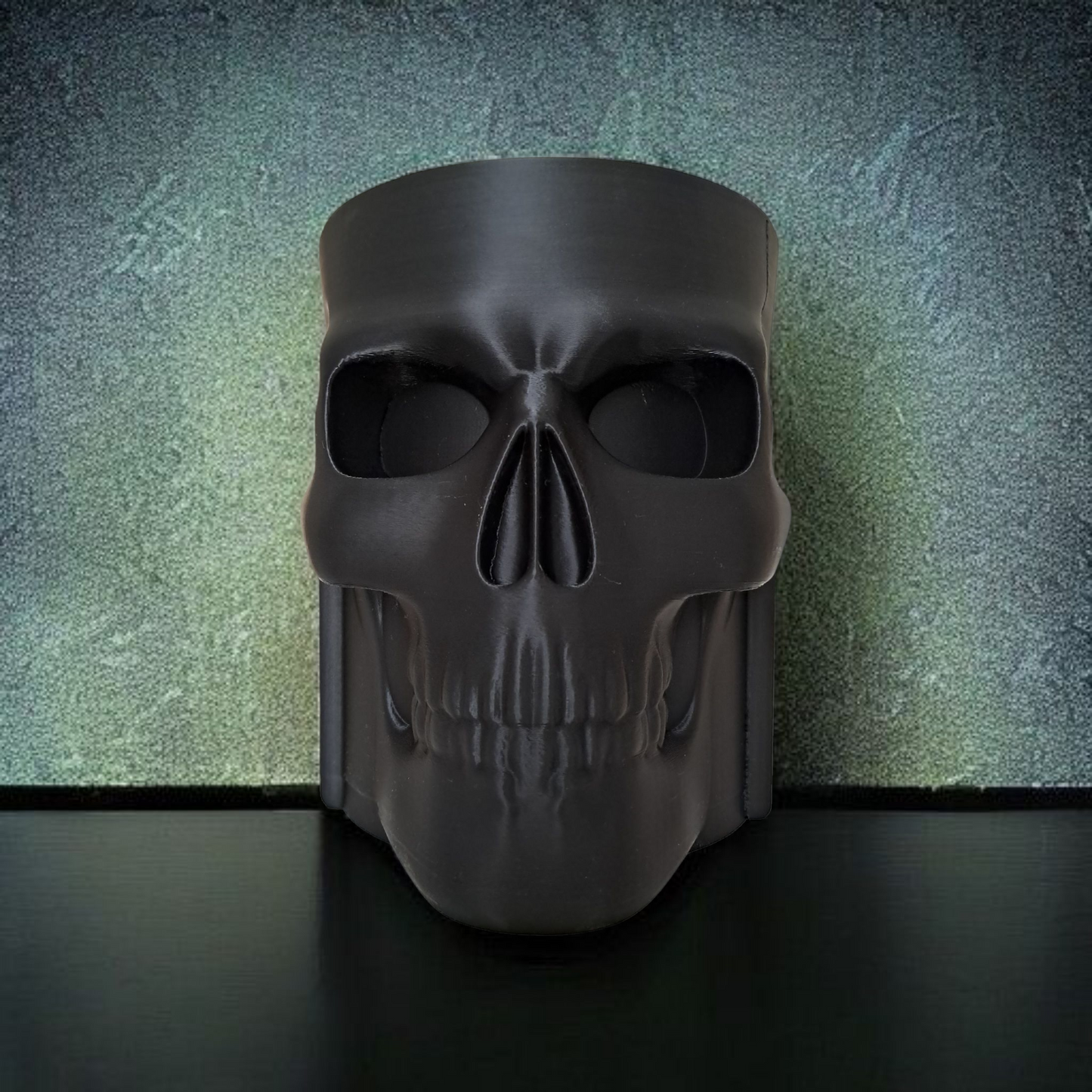 3D Printed Skull Bottle Holder