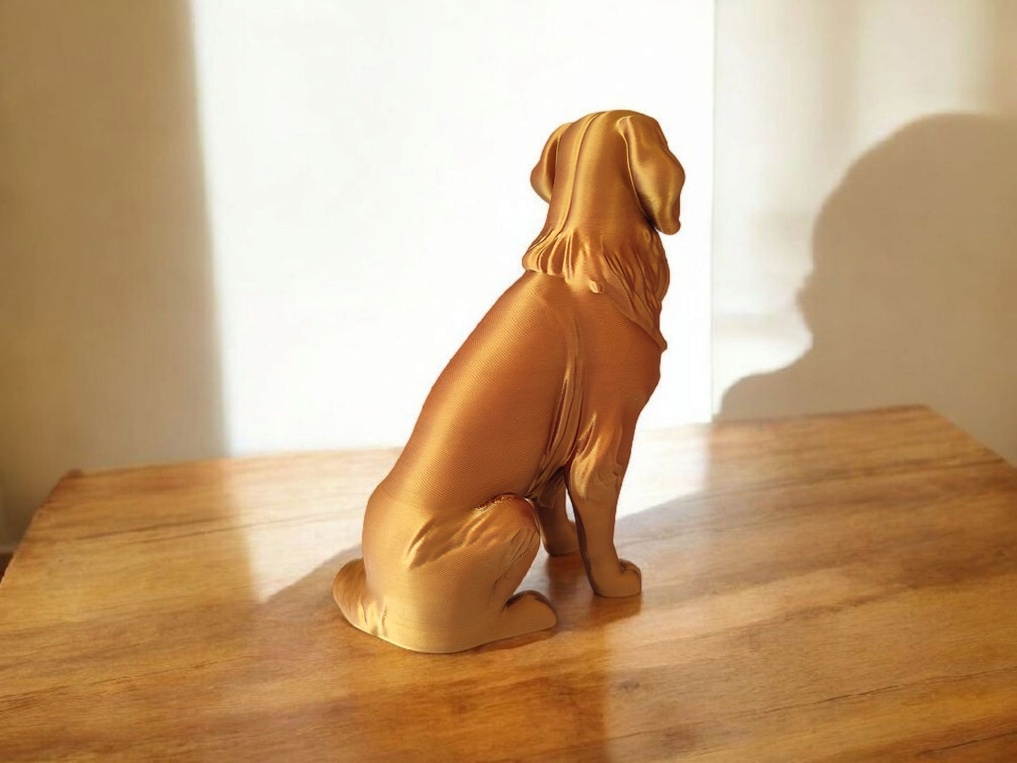 3D Printed Golden Retriever Sculpture