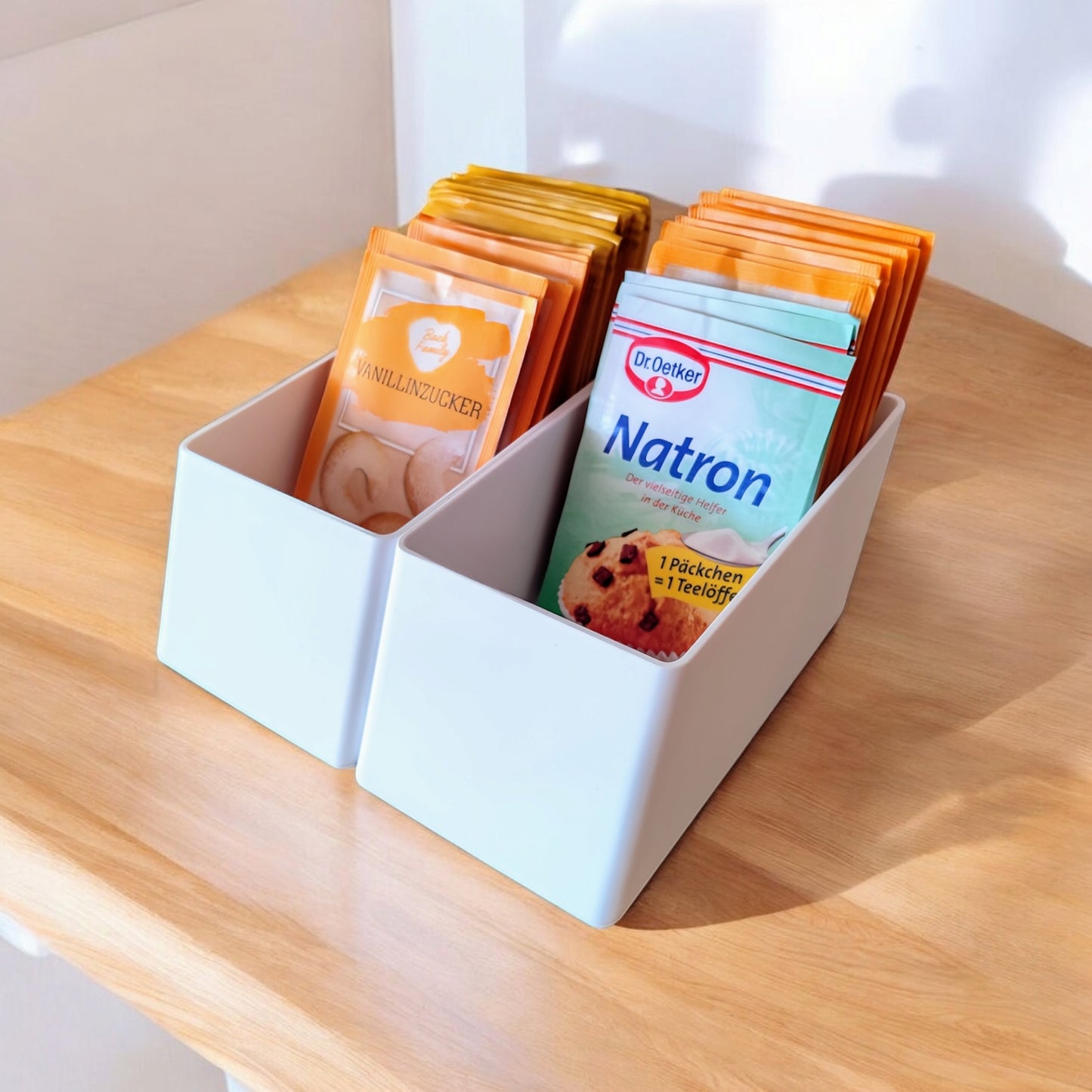 3D Printed Kitchen Ingredient Packet Organizer