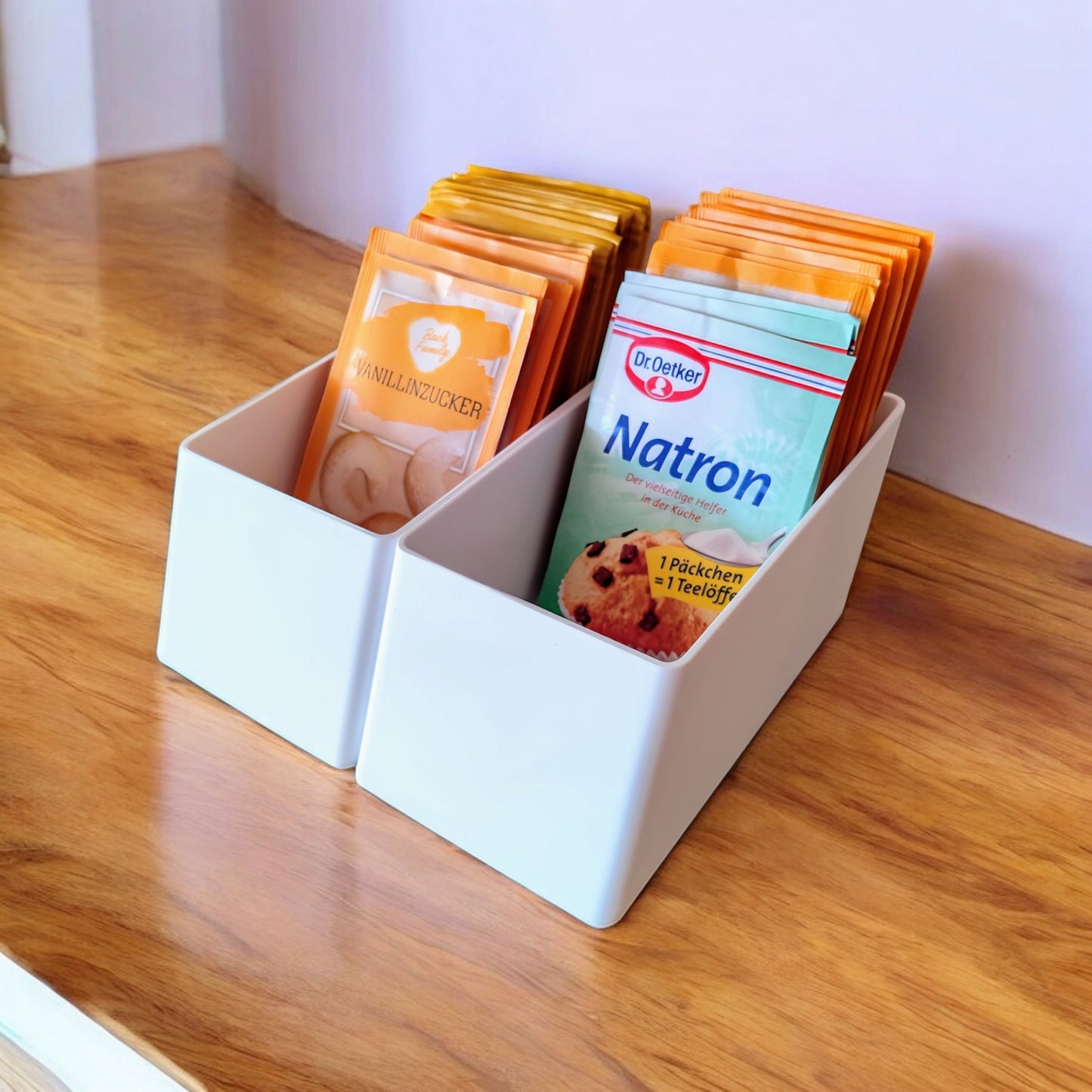 3D Printed Kitchen Ingredient Packet Organizer