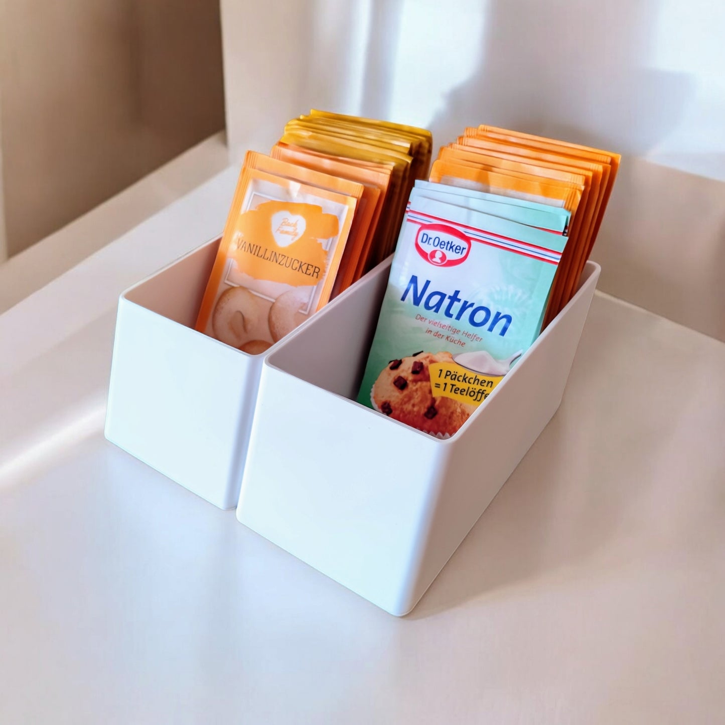 3D Printed Kitchen Ingredient Packet Organizer