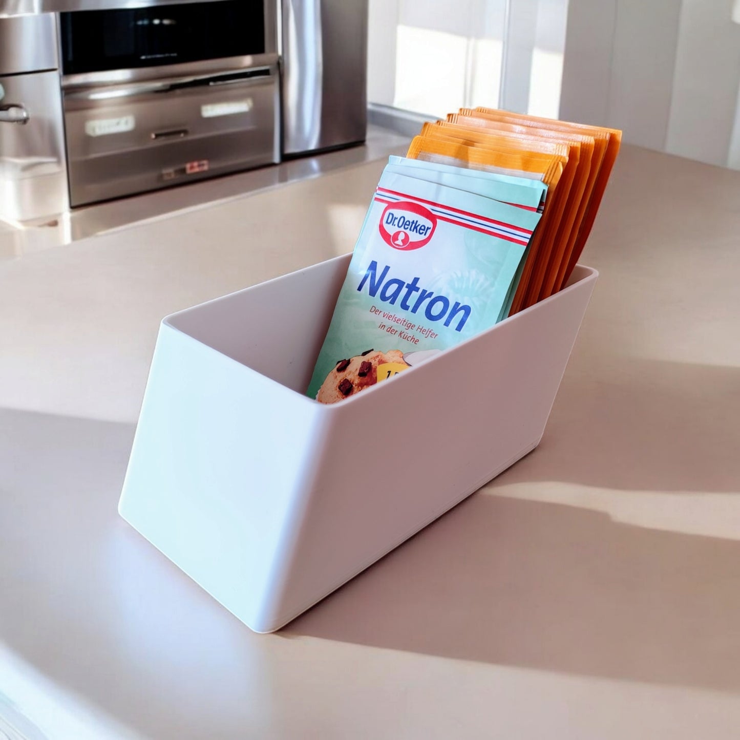 3D Printed Kitchen Ingredient Packet Organizer