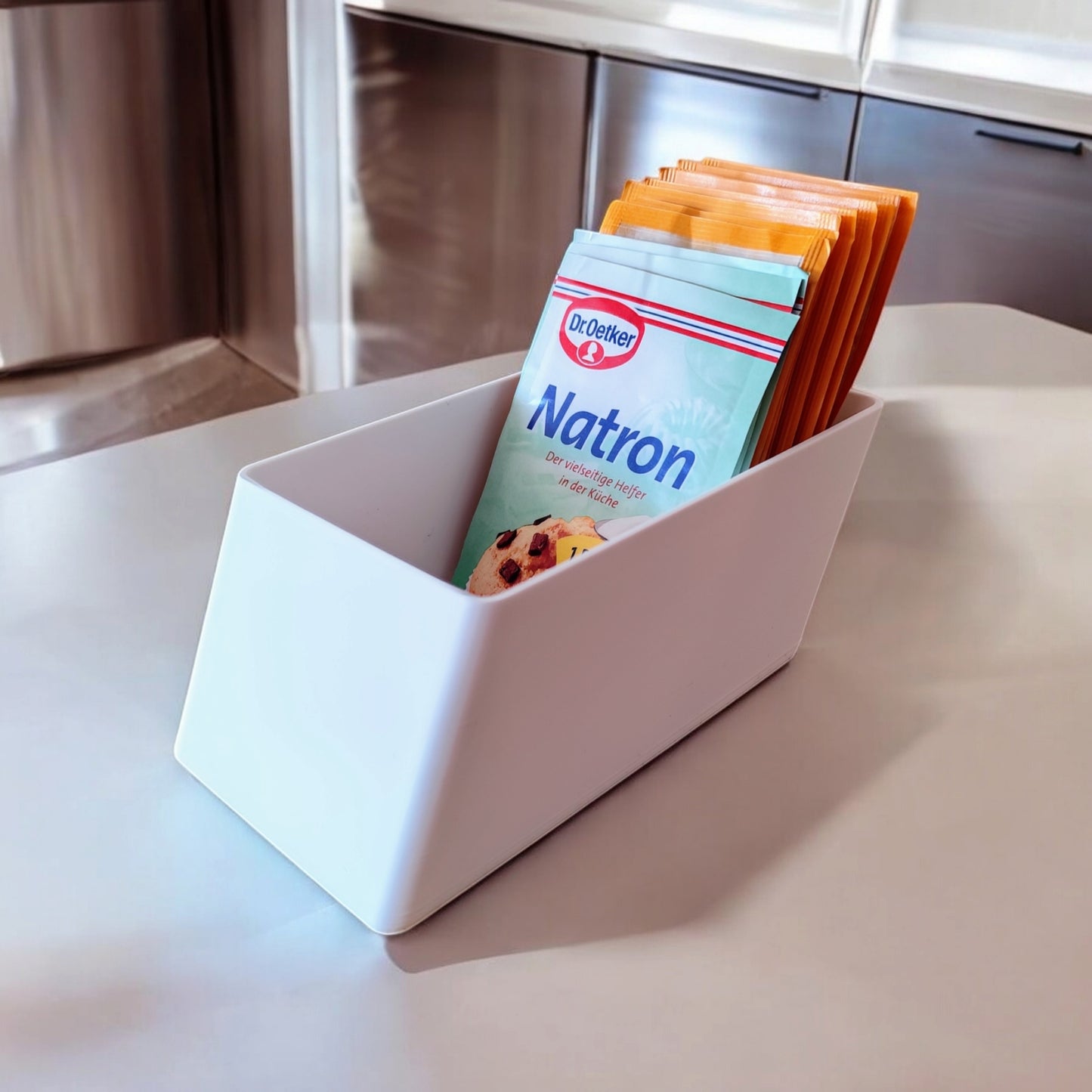 3D Printed Kitchen Ingredient Packet Organizer