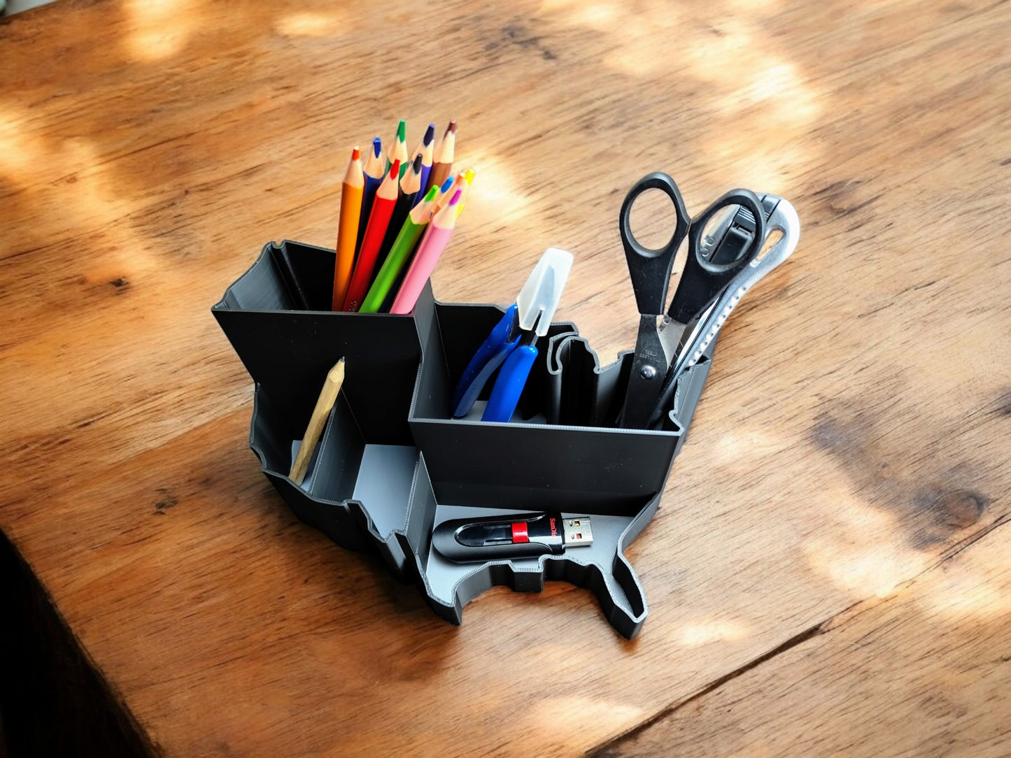 3D Printed USA Desk Organizer