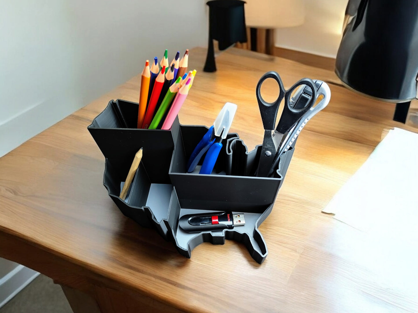 3D Printed USA Desk Organizer