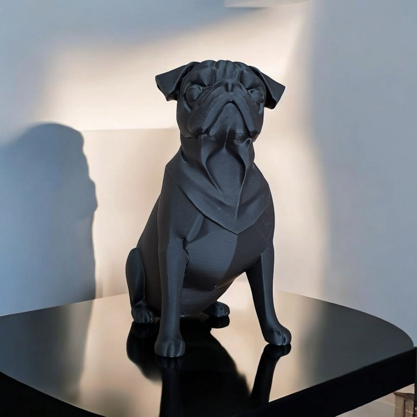 3D Printed Pug Sculpture