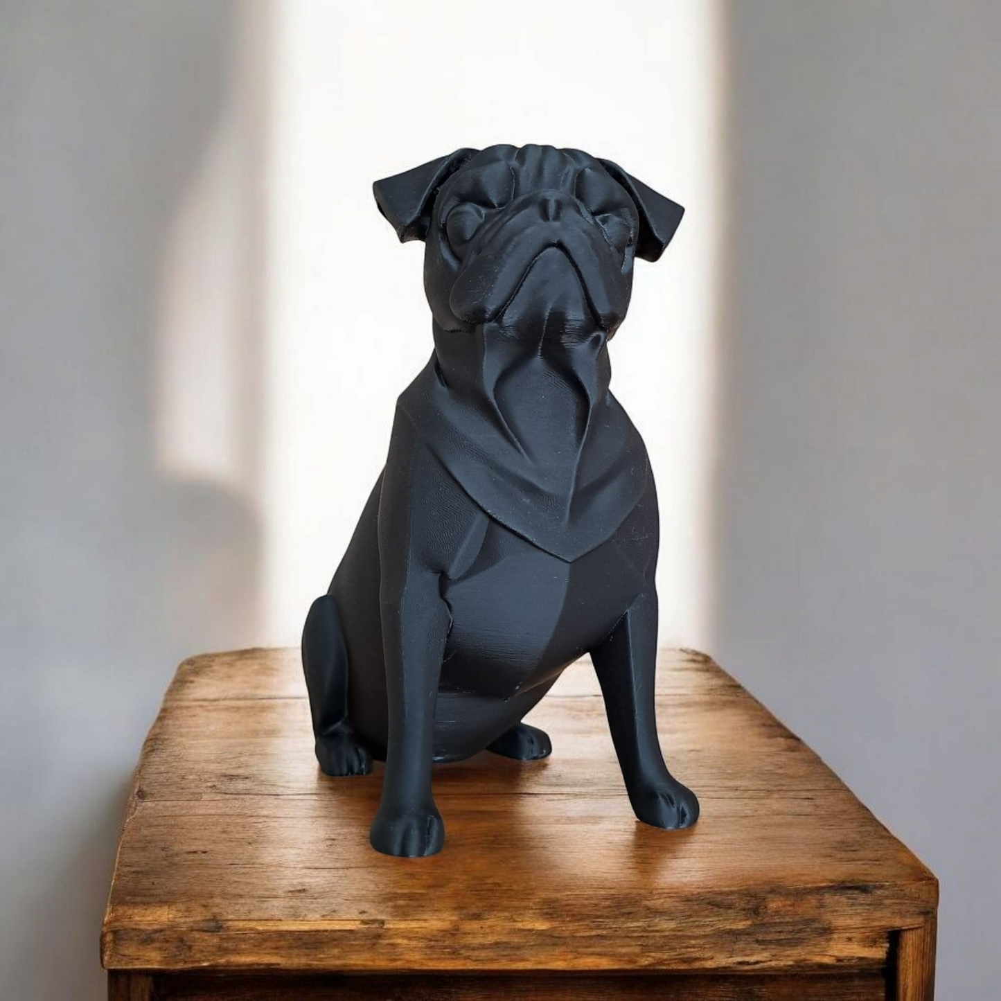 3D Printed Pug Sculpture