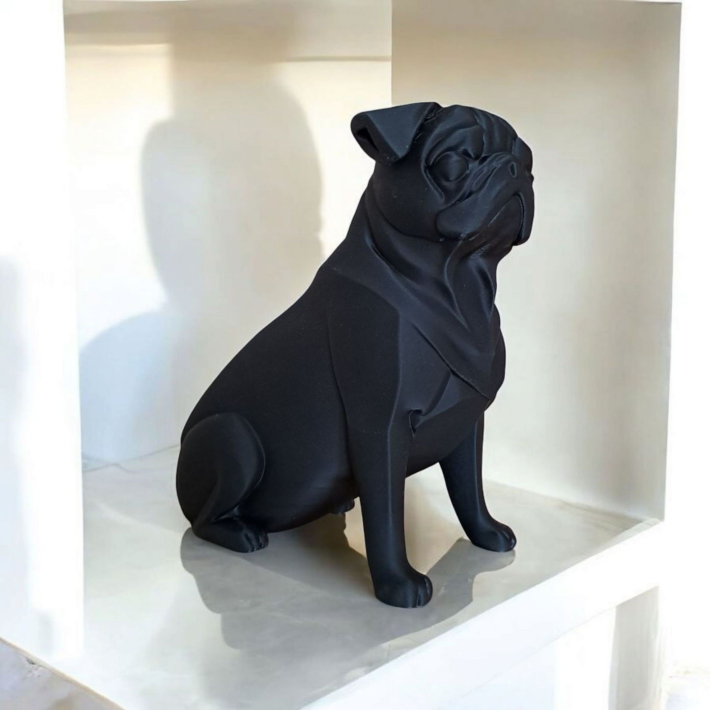 3D Printed Pug Sculpture