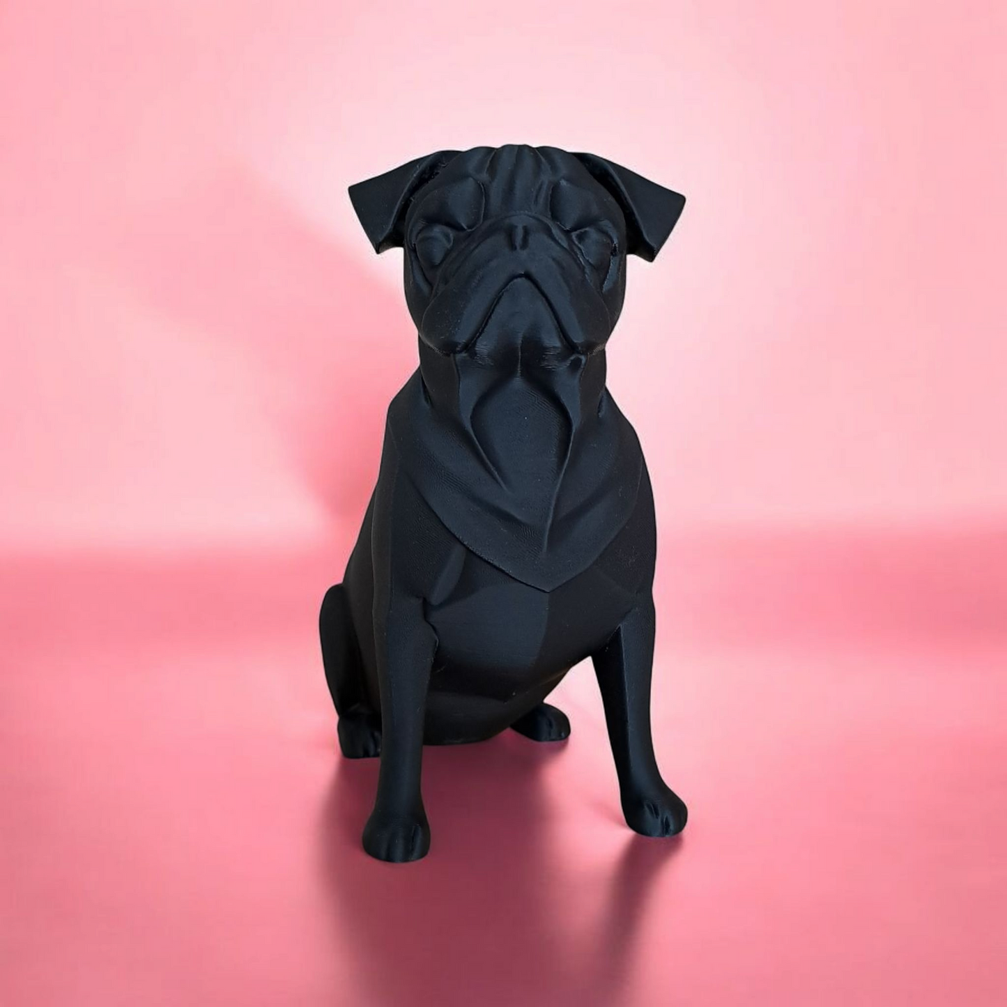 3D Printed Pug Sculpture