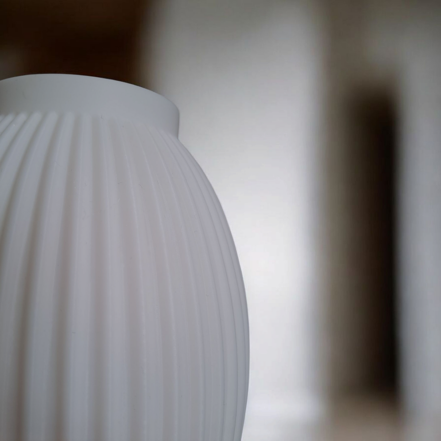 3D Printed Ribbed Vase