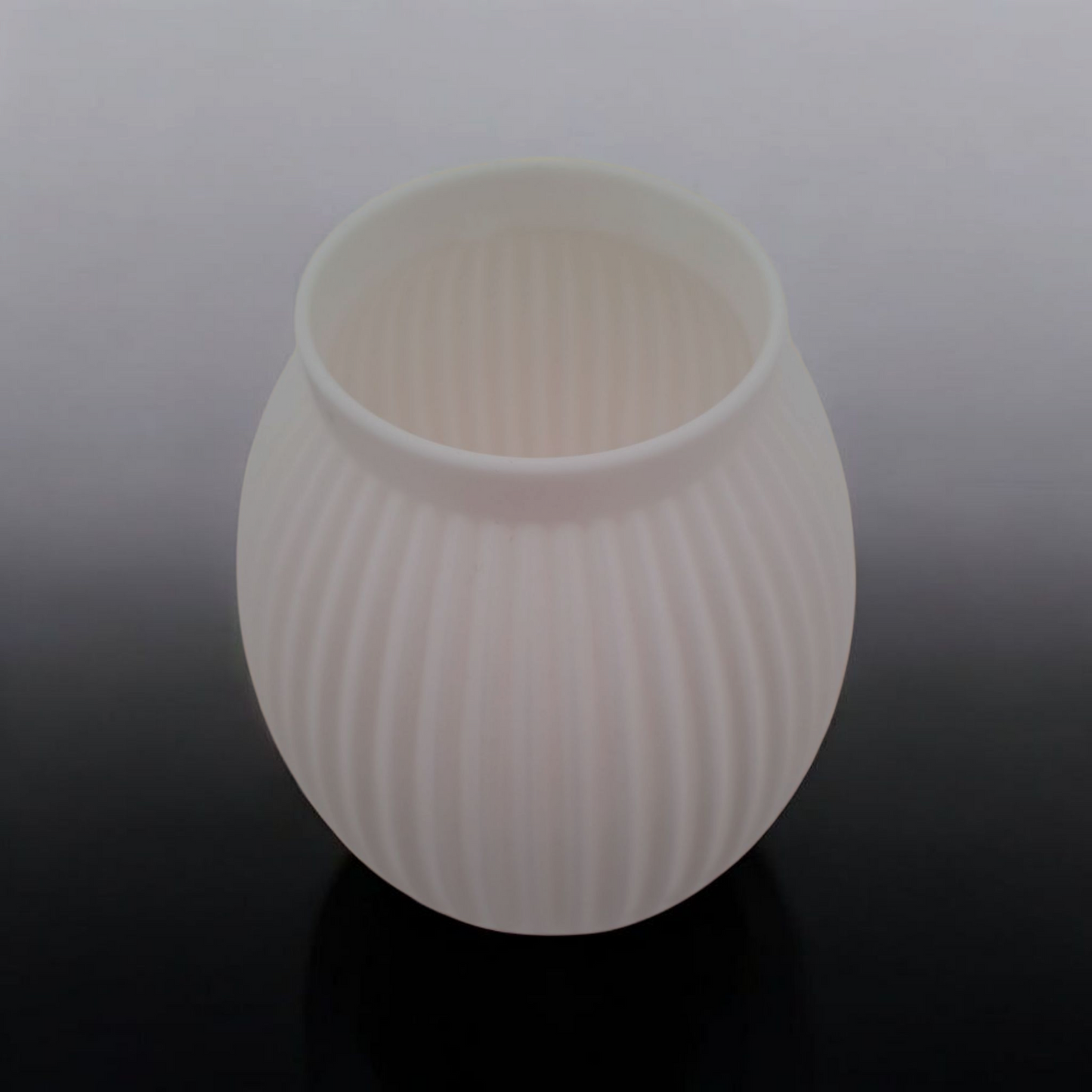 3D Printed Ribbed Vase
