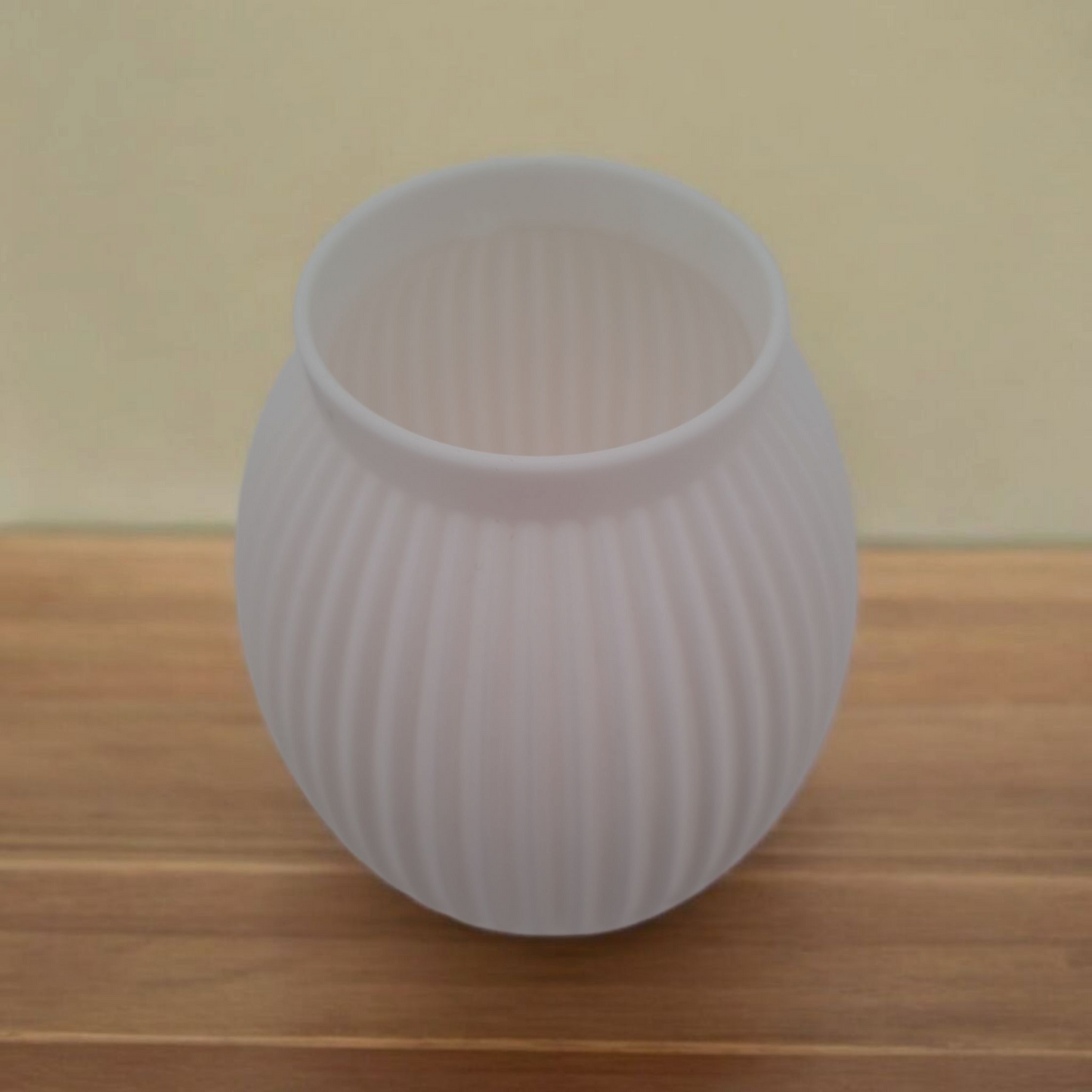 3D Printed Ribbed Vase