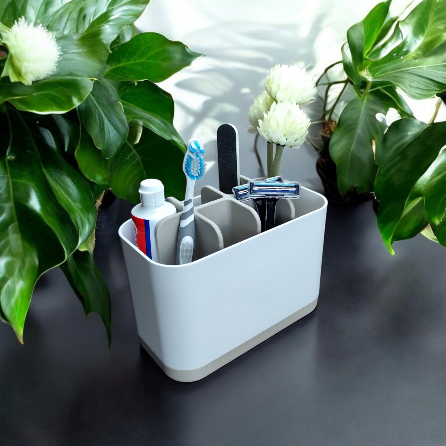 3D Printed 8 Compartment Kitchen Organizer