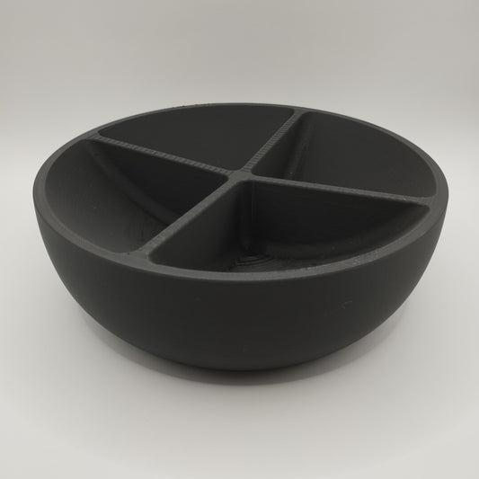 3D Printed Four Compartment Snack Bowl
