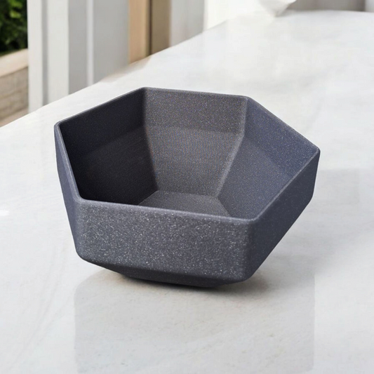 3D Printed Hexagonal Angled Bowl