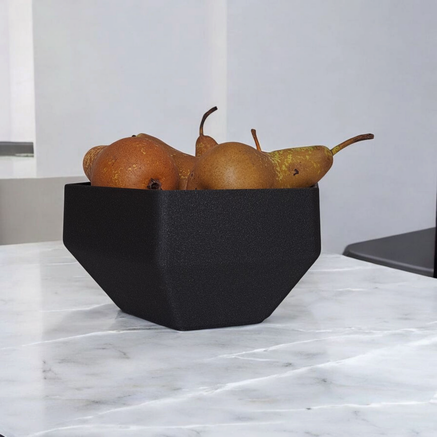 3D Printed Hexagonal Angled Bowl