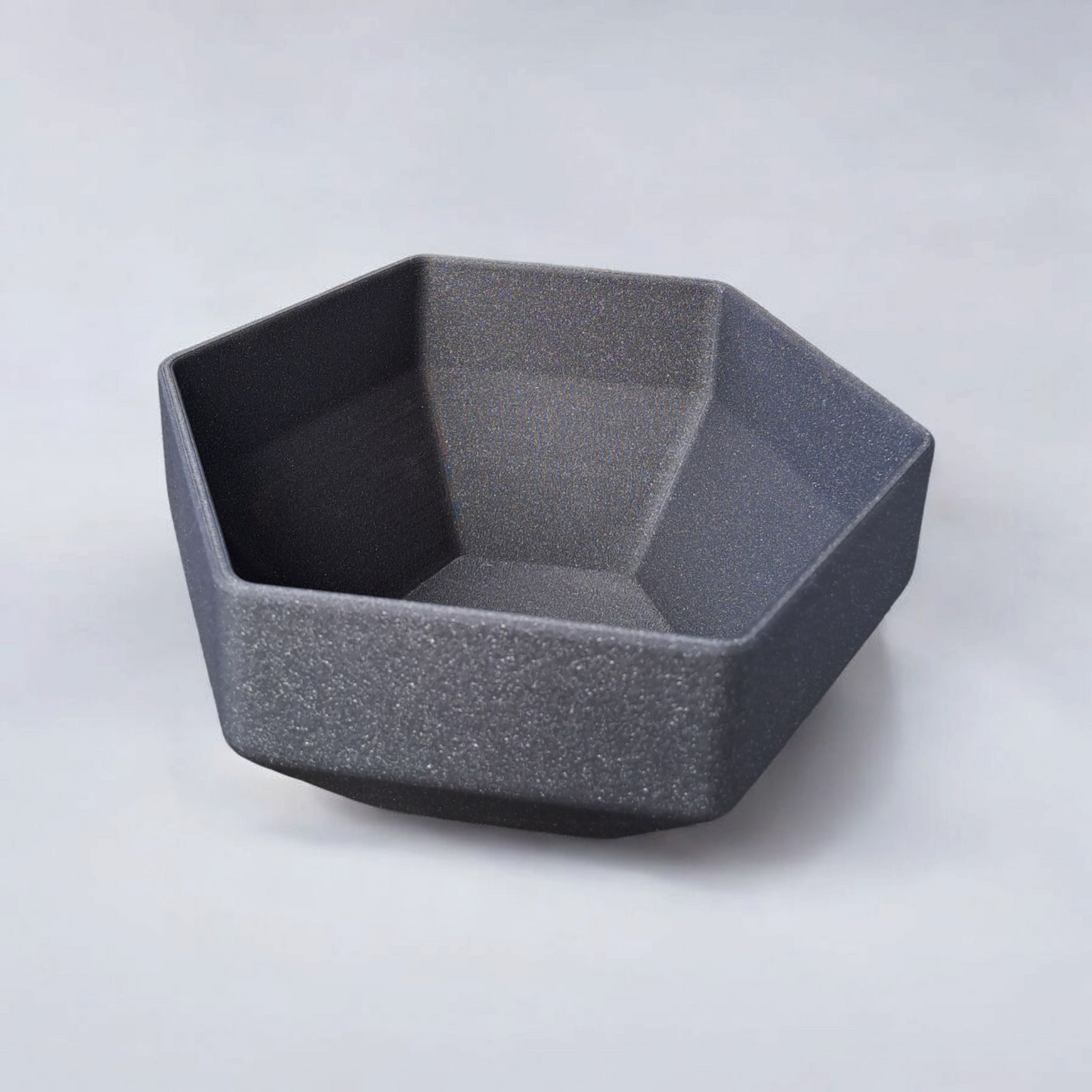 3D Printed Hexagonal Angled Bowl