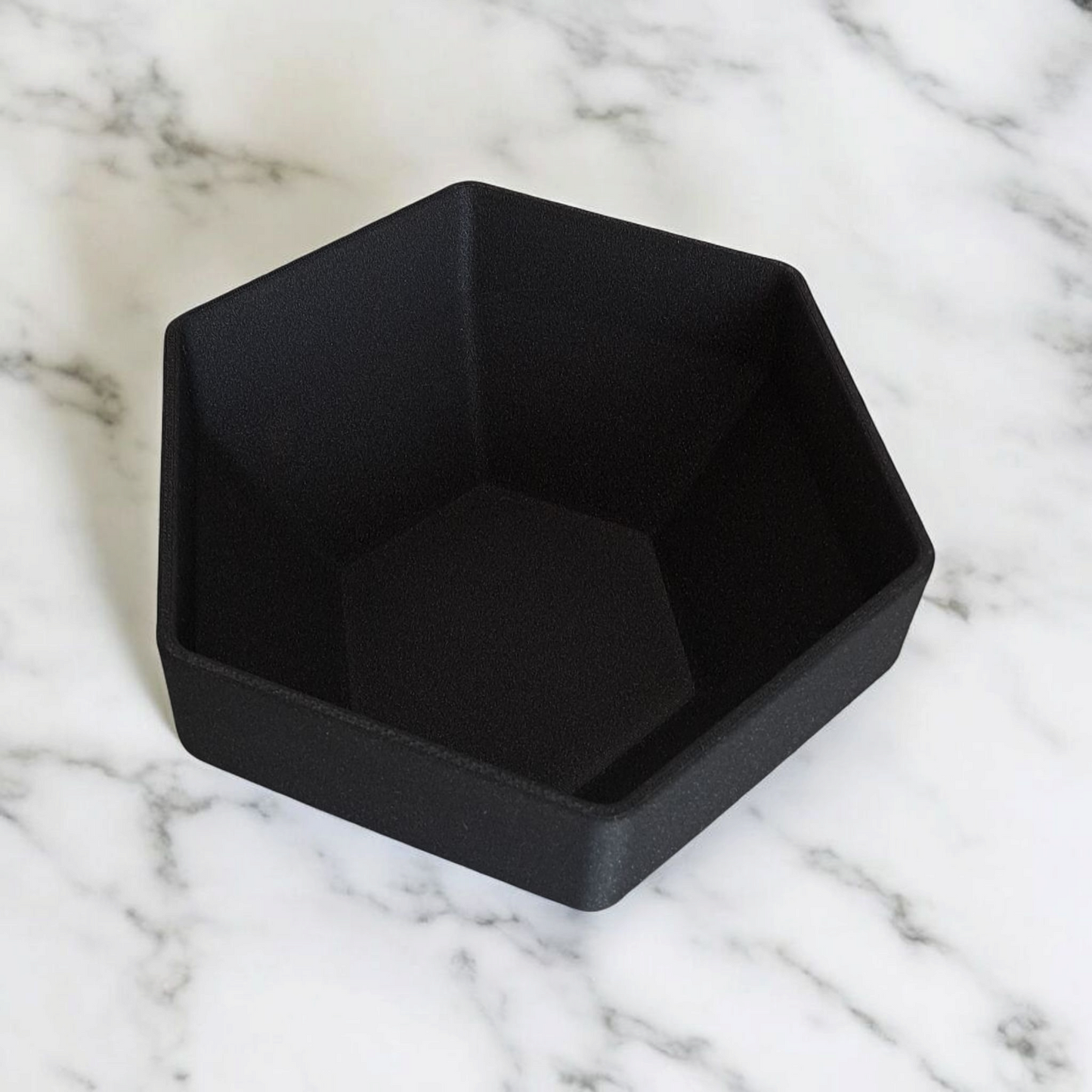 3D Printed Hexagonal Angled Bowl