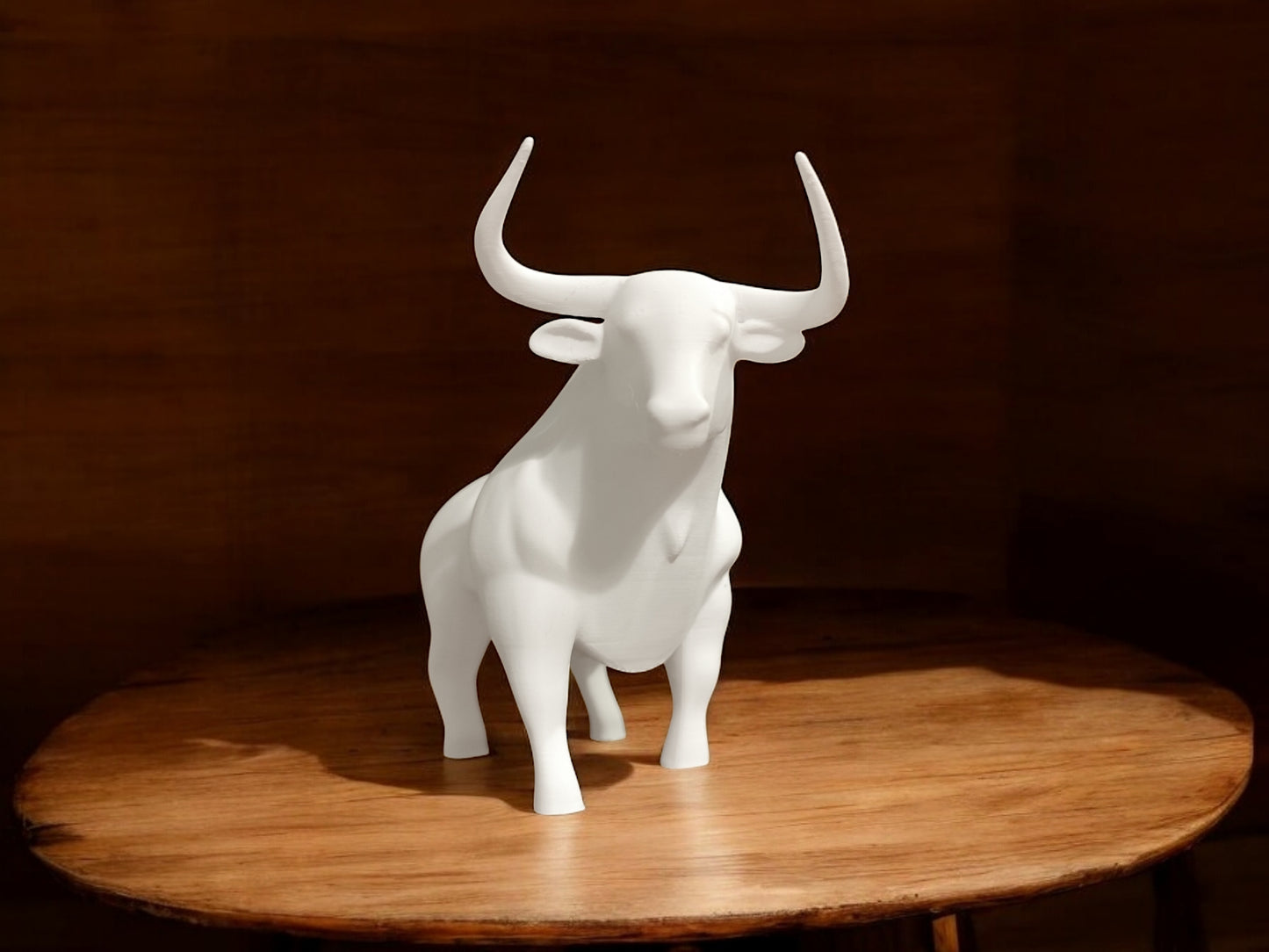 3D Printed Bull Sculpture