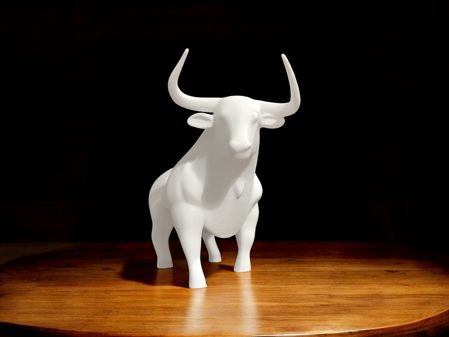 3D Printed Bull Sculpture