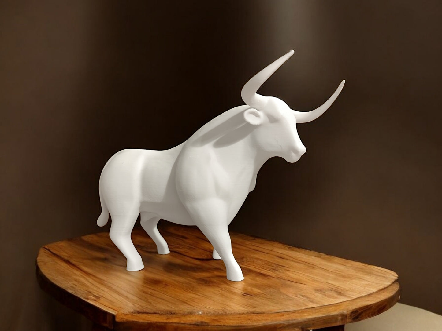 3D Printed Bull Sculpture