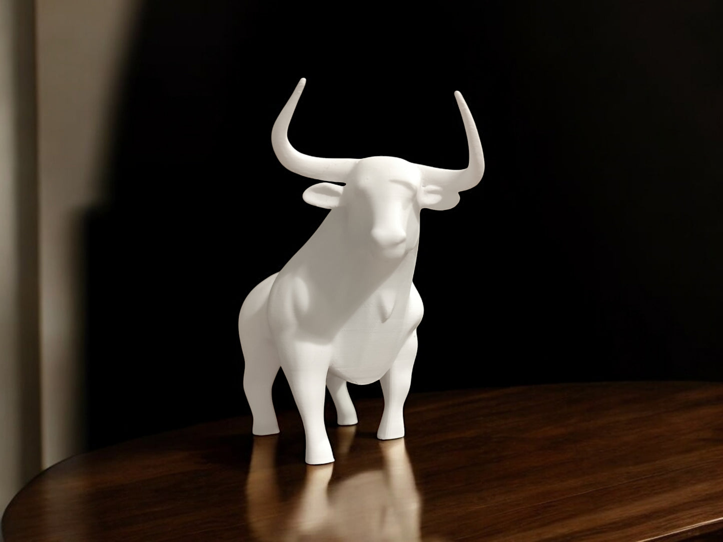 3D Printed Bull Sculpture