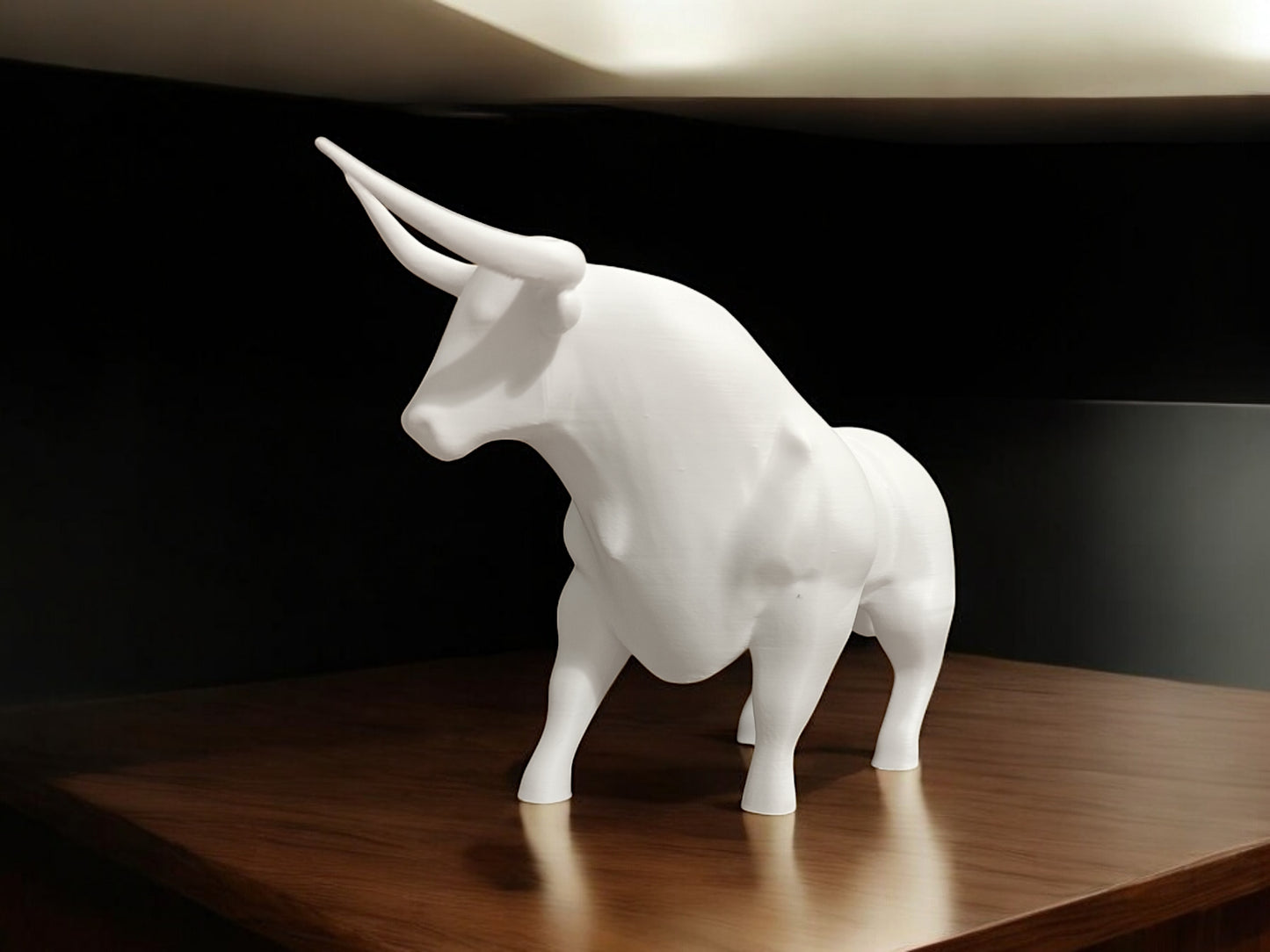 3D Printed Bull Sculpture
