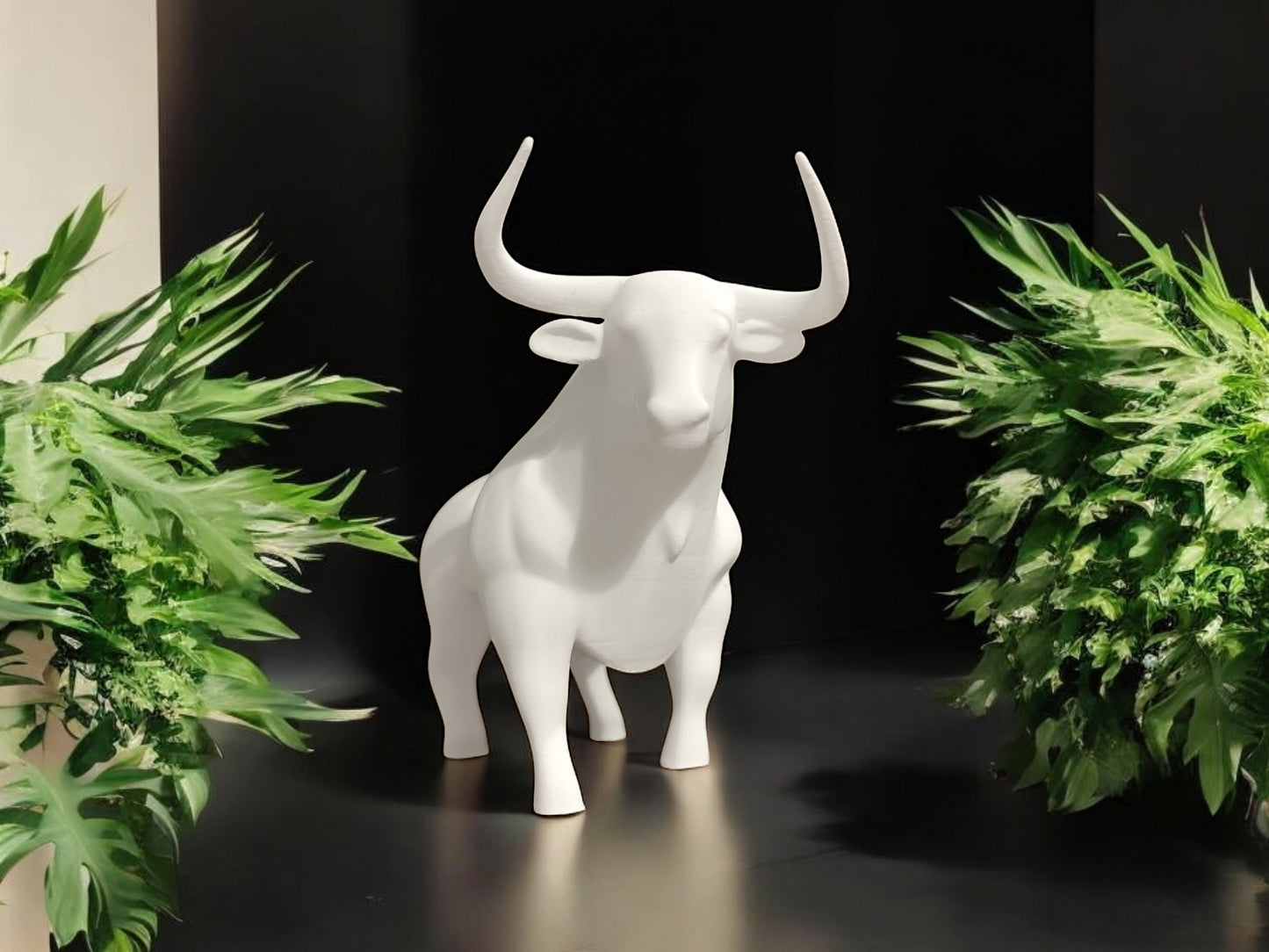 3D Printed Bull Sculpture