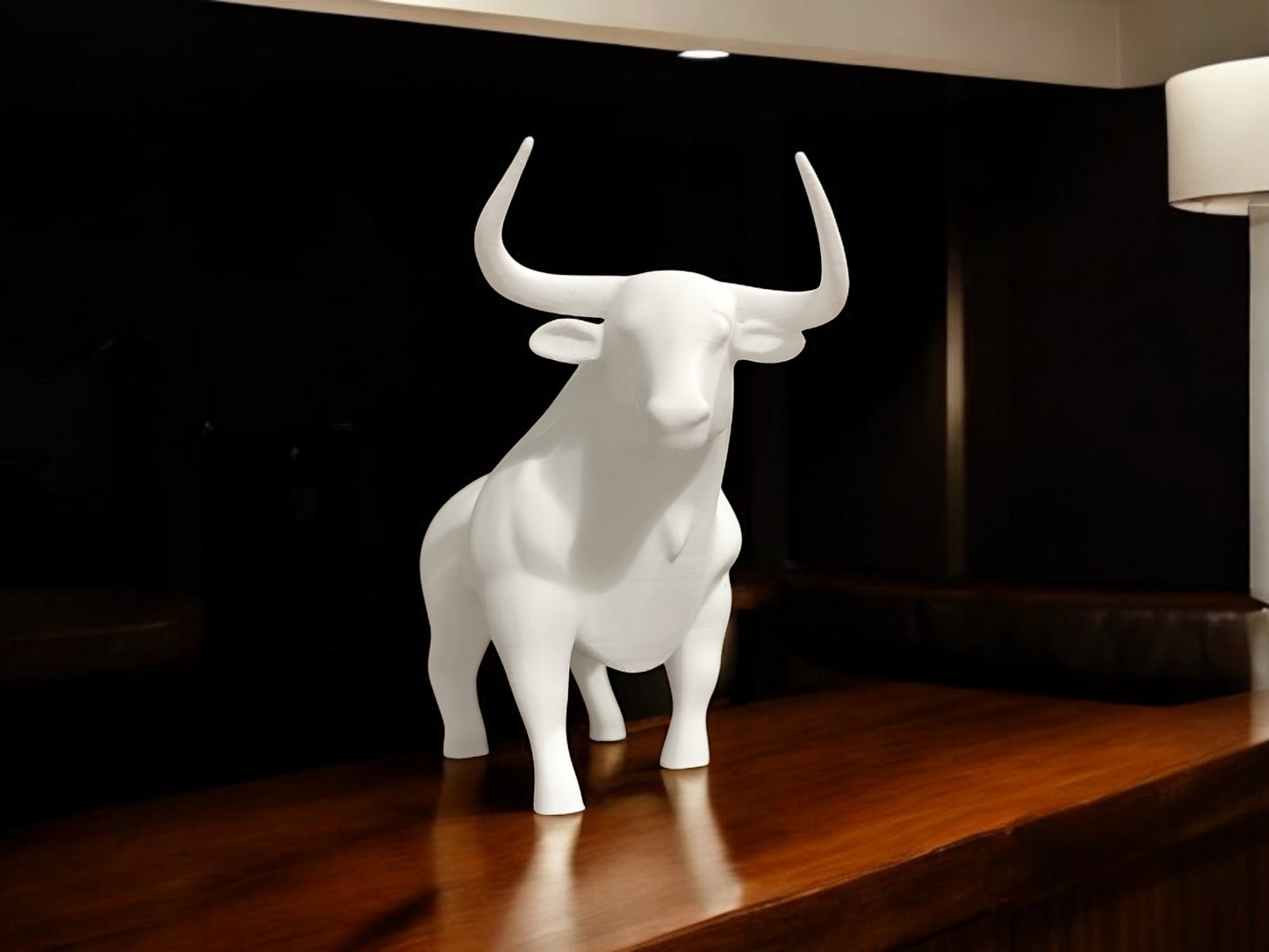3D Printed Bull Sculpture