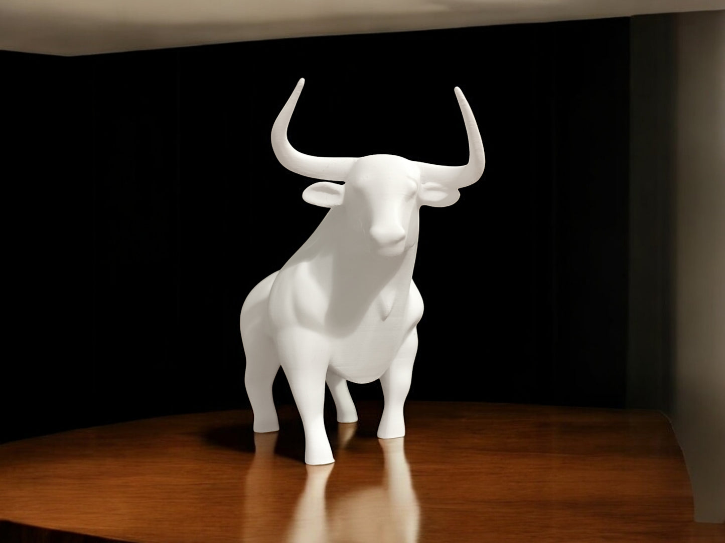 3D Printed Bull Sculpture