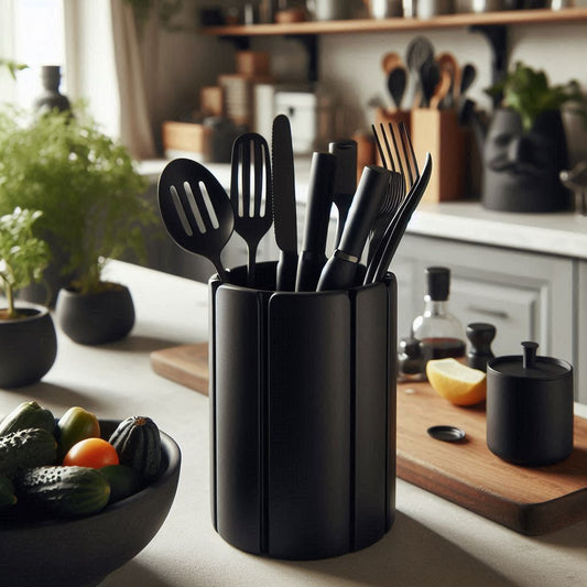 Plate Design Cutlery Holder