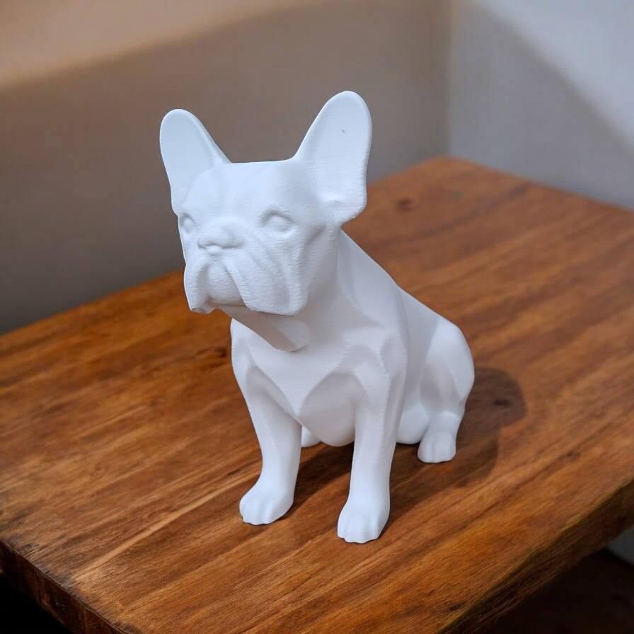 3D Printed Bulldog Sculpture