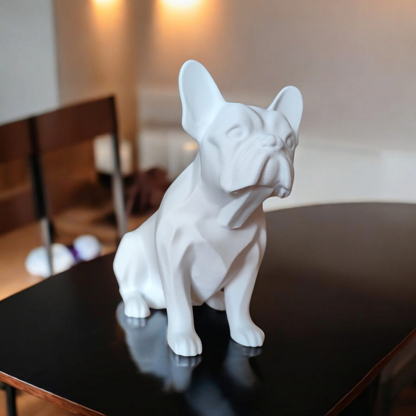 3D Printed Bulldog Sculpture