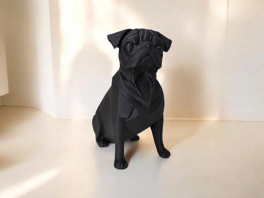 3D Printed Pug Sculpture