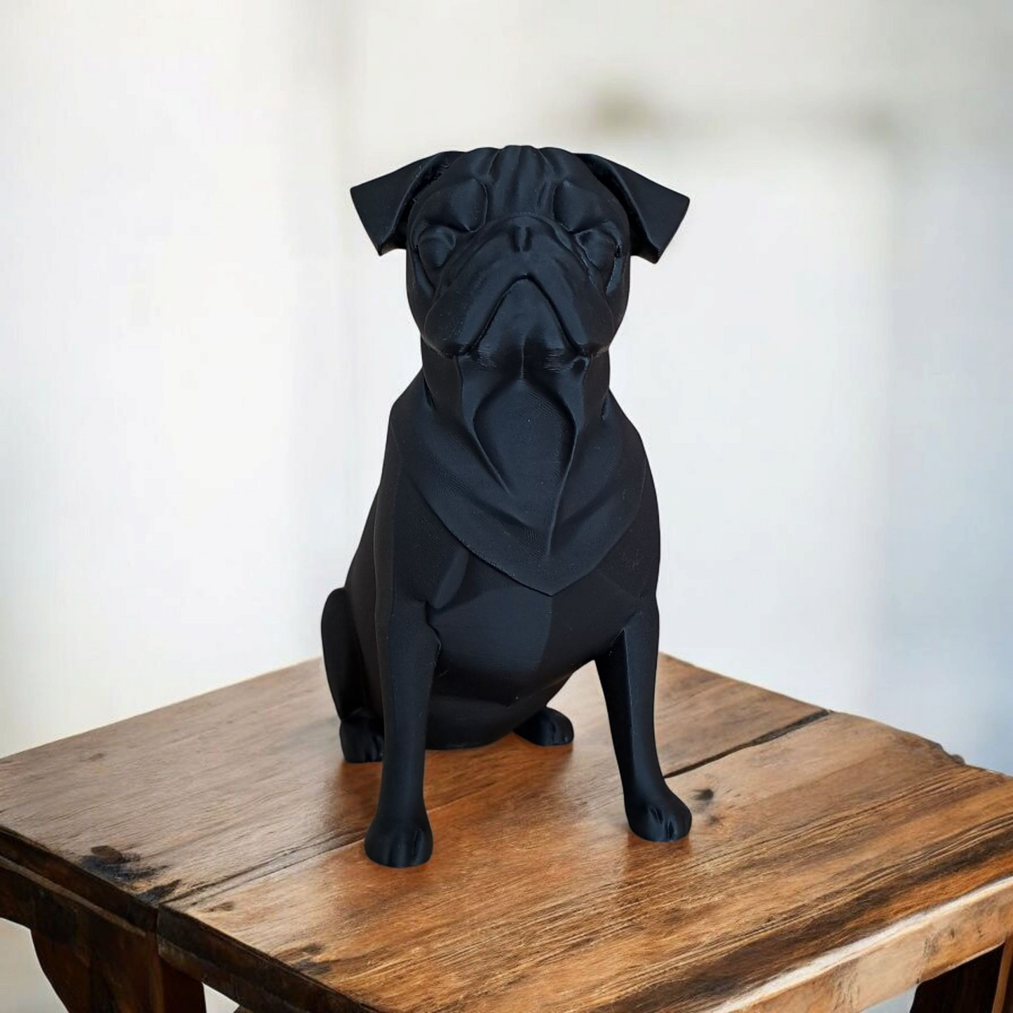 3D Printed Pug Sculpture