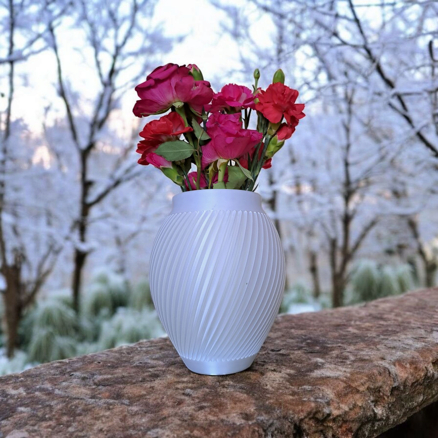 3D Printed Spiral Design Vase