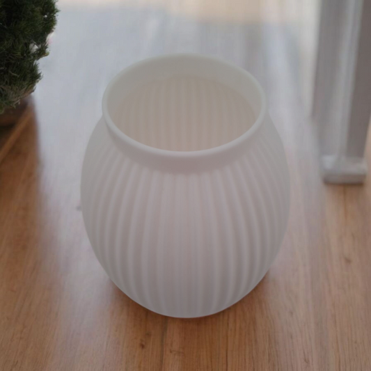 3D Printed Ribbed Vase