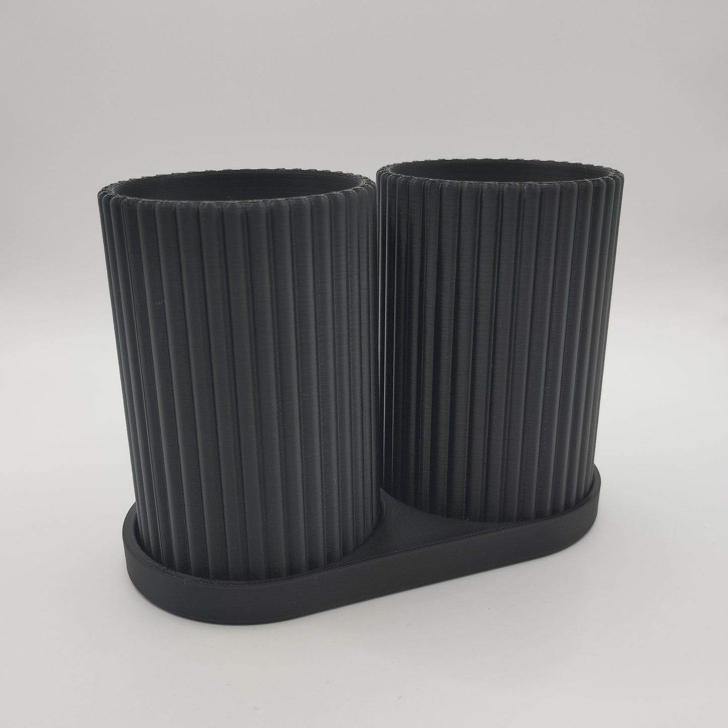 3D Printed His and Hers Toothbrush Holders