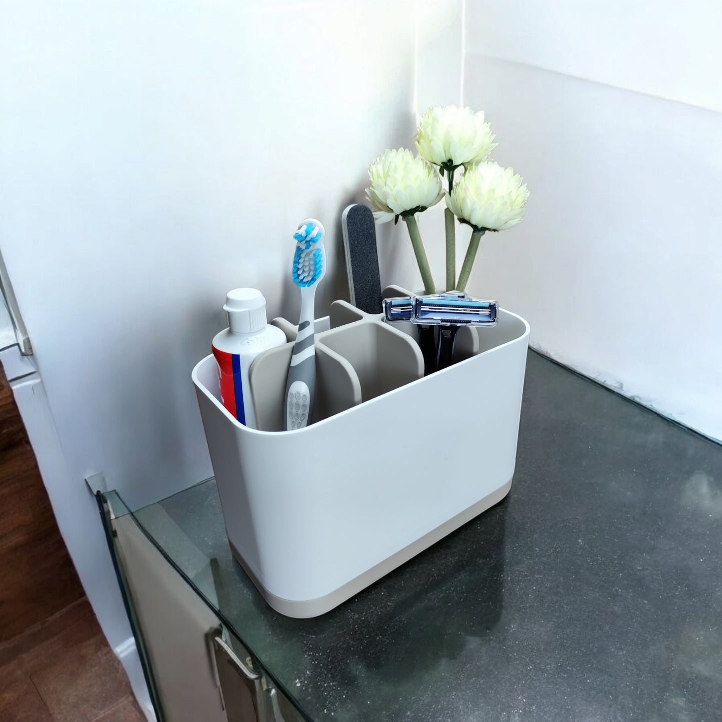3D Printed 8 Compartment Kitchen Organizer