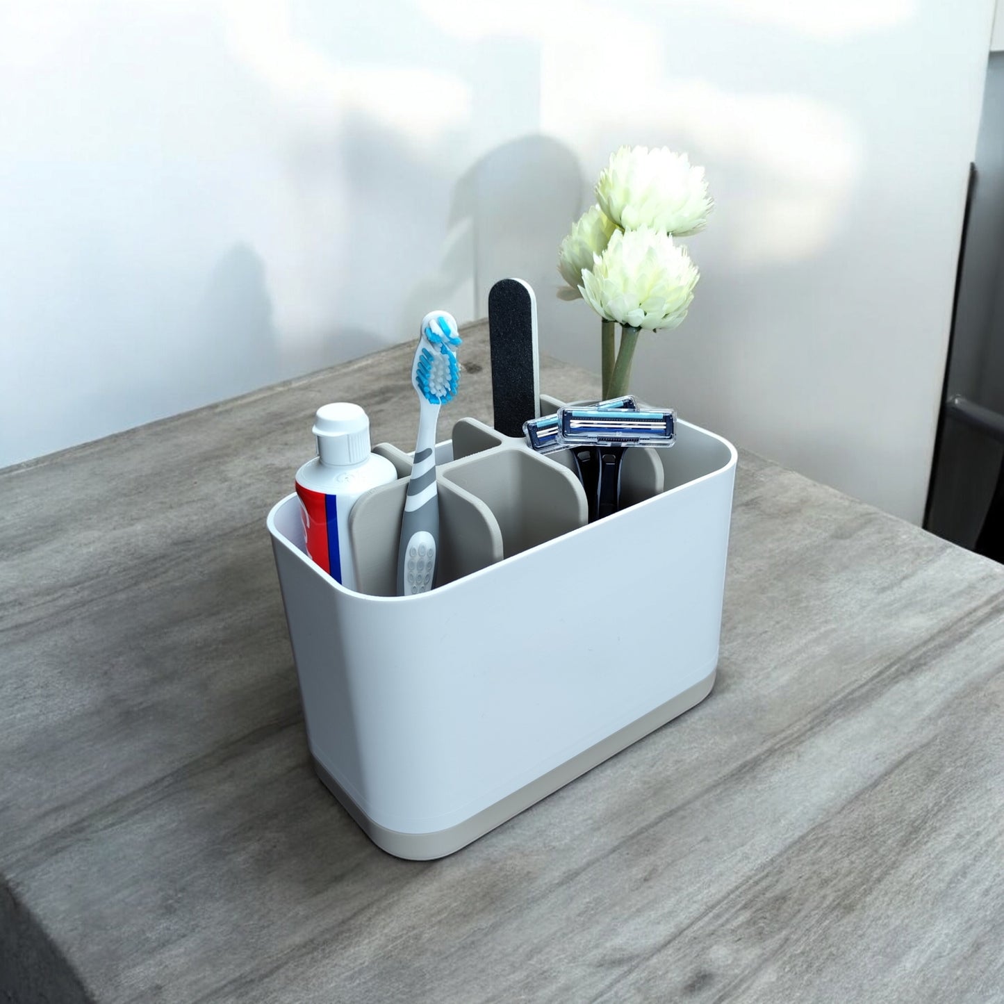 3D Printed 8 Compartment Kitchen Organizer