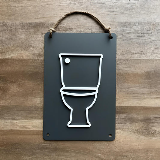 3D Printed Bathroom Sign
